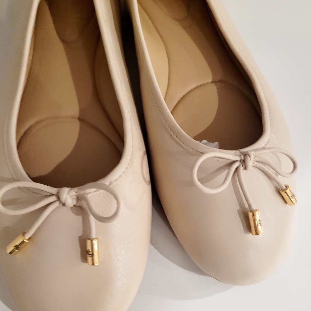 Lauren Ralph Lauren Leather Ballet Flats - Picture 4 of 6